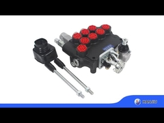 دریچه هیدرولیک یک بلوک 3P80، نوع کنترل هوا + کنترل دستی با BSPP 1/2 پورت برای ماشین های برداشت