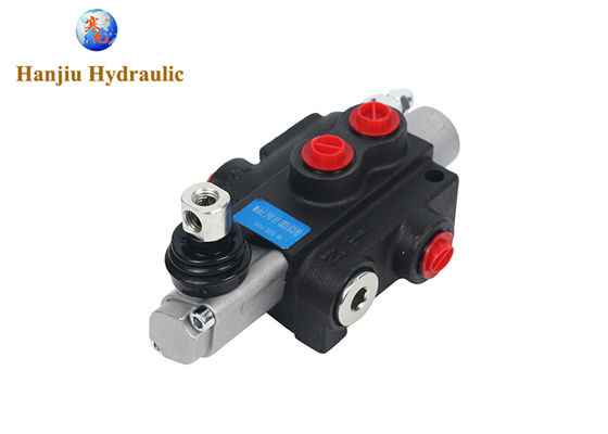 1P40 Monoblock Hydraulic Valve 40L Flow, 1 Spool, BSP Port G3/8, 3 Position Spring Return