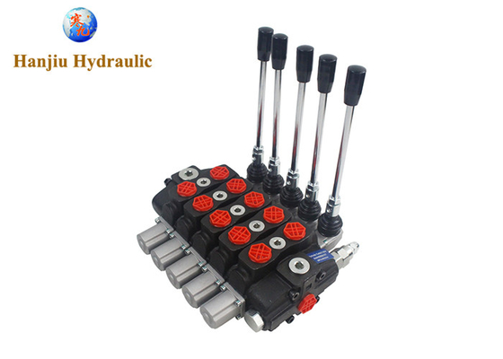 5 بانک 3 موقعیت HSSD8 سری دریچه قطعی هیدرولیک 31.5Mpa 80 L/Min جریان