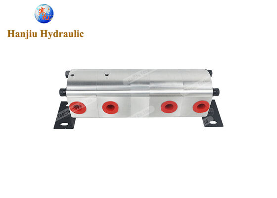 FMA-4N-8.8S تقسیم‌کننده دنده چهار جهته با جابجایی 8.8 سی‌سی، جنس چدن، و فشار 21 مگاپاسکال برای ماشین‌آلات سیار