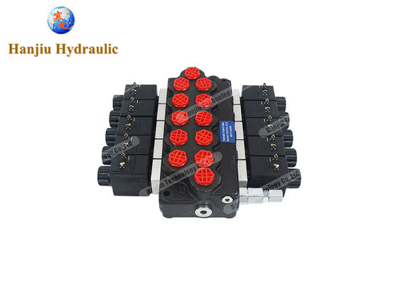 شیر کنترل هیدرولیک سری SD5 شیر برقی جهت دار مونوبلاک 40 لیتر با 12 ولت DC