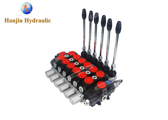 HSSD8-6OTDD دریچه کنترل جهت بخش هیدرولیکی. دریچه هیدرولیک 6 بخش. راه حل تامین جایگزین.